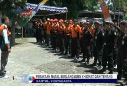 Ratusan Relawan Ikut Amankan Perayaan Natal di Bantul