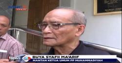 Buya Syafii Maarif Kecam Aksi Penyerangan Gereja Santa Lidwina