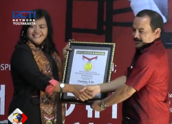 Gelar Pameran Patung, Yusman Kembali Sabet Rekor MURI