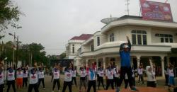 Kartini Perindo Sumut Senam Sehat Bersama Ratusan Warga Kota Medan