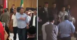 Bupati Tolitoli Pidato, Wakil Bupati Marah dan Tendang Meja