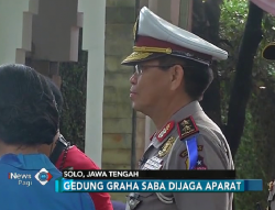 Jelang Pernikahan Kahiyang, Gedung Graha Saba Dijaga Ketat Aparat