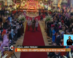 VIDEO: Kahiyang dan Bobby Lakukan Ritual Panggih Usai Akad Nikah