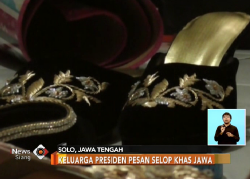 Kahiyang Ayu Gunakan Sepatu Selop Langganan Jokowi