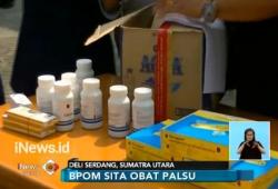 BPOM Sumut Tangkap Pria Pengedar Obat Palsu
