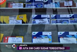 Baru 43 Juta, 130 Juta Sim Card Belum Teregistrasi