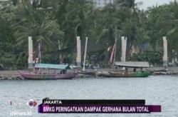BMKG: Gerhana Bulan Total Sebabkan Laut Pasang