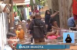 Sentuh Level Siaga I, Begini Ketinggian Banjir di Kampung PuloÂ 