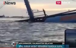 Kapal Kargo Tenggelam di Sungai Barito