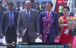 Awali Kunjungan ke Lima Negara, Jokowi Tiba di Sri Lanka