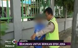 Video Polisi Hukum Pelaku Buang Air Sembarangan Viral di Medsos