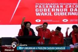 PDIP Umumkan 4 Calon Kepala Daerah
