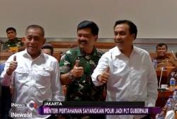 Menhan-Panglima TNI Keberatan Perwira Polri Jadi Plt Gubernur