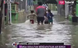 4 Hari Banjir, Warga Subang Masak dan Mandi Pakai Air Kotor