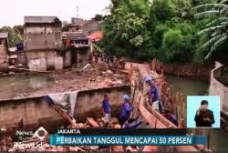Pengerjaan Tanggul Jatipadang Dikebut 24 Jam Nonstop
