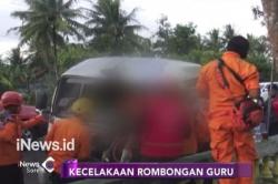 Pulang Melayat Teman, 6 Guru Alami Kecelakaan Mobil