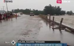 Meluap keÂ Jalan, Gelombang 2,5Â Meter di Kolaka Ancam Pengendara