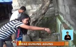 Pengungsi Gunung Agung Krisis Air Bersih