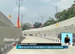 Hari Kedua Underpass Mampang-Kuningan Ramai Lancar