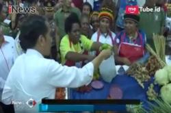 Presiden dan Ibu Negara Iriana Belanja di Pasar Mama-Mama Papua