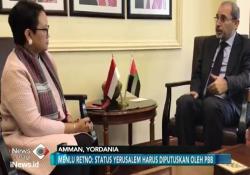 Menlu Retno Marsudi Bahas Isu Palestina dengan Menlu Yordania