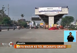 Tol Becakayu Masih Lengang Pengendara