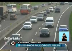 Ribuan Kendaraan dari Arah Jakarta Padati Tol Purbaleunyi