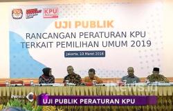 Gelar Uji Publik, KPU Bahas 4 Poin Terkait Pemilu 2019