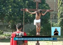 Visualisasi Kisah Perjuangan Yesus di Gereja Santo Nikodemus