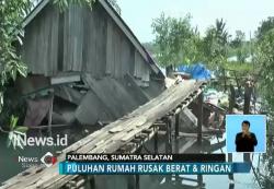 Puluhan Rumah Rusak Akibat Hujan dan Angin Kencang di Banyuasin