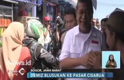 TB Hasanudin Kunjungi Purnawirawan, Demiz Sambangi Pasar Cisarua