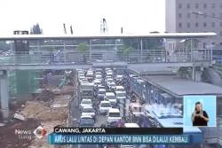 Pipa Gas Sempat Bocor, Lalu Lintas di Cawang Kembali Dapat Dilalui