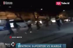 Suporter Persita Bentrok dengan Warga Karawaci
