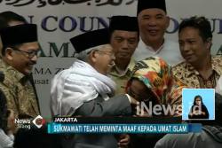 Sukmawati Minta Maaf ke MUI, KH Ma'ruf Ajak Masyarakat Memaafkan