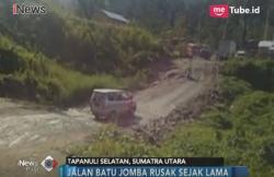 Warga 3 Kabupaten di Sumut Keluhkan Jalan Penghubung Rusak Parah