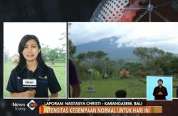 Masih Berstatus Siaga, Intensitas Gunung Agung Kembali Normal