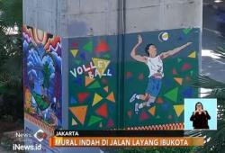 Mural Beragam Tema Hiasi Tiang Jalan Layang Casablanca