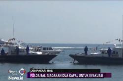 Antisipasi Letusan Besar, Kepolisian Siagakan Dua Kapal Besar