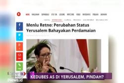 Indonesia Tentang Keras Kedubes AS Pindah ke Yerusalem