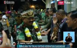 Pantau Wabah Campak dan Gizi Buruk, Panglima TNI Datang ke Asmat