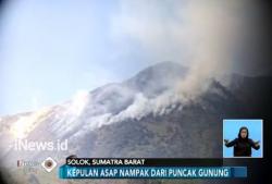Kawasan Hutan Gunung Talang Terbakar