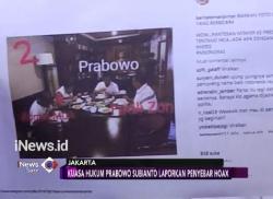 Cemarkan Nama Baik, Kuasa Hukum Prabowo Laporkan Pelaku Hoax