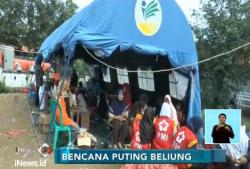 Posko Pengungsian Warga Korban Puting Beliung Minim Fasilitas