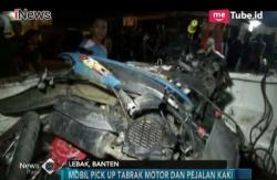 Sopir Ugal-Ugalan, Mobil Pick Up Tewaskan 2 Orang