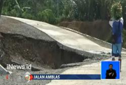 Tanah Bergerak, Jalan dan Rumah Warga di Banjanegara Retak