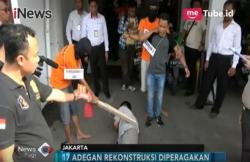 Polisi Rekonstruksi Penganiayaan Anjal oleh Pengemudi Ojek Online