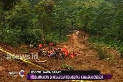 Longsor di Puncak, Rehabilitasi Butuh Waktu 10 Hari