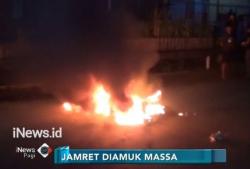Jambret Ponsel Milik Anak Kecil, Motor Pelaku Dibakar