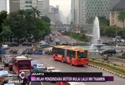 Rambu Larangan Dicabut, Pengendara Motor Ramaikan Kawasan MH Thamrin