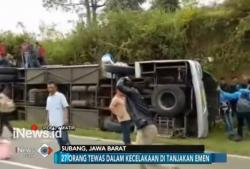 Begini Suasana Pascakecelakaan Maut di Tanjakan Emen